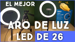 ARO DE LUZ LED. USB De 26 cm Con tripode super barato.2023