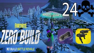 24 Elimination Solo Vs Squads "Zero Build" Gameplay (Fortnite chapter 5 season 4) Mouse and keyboard