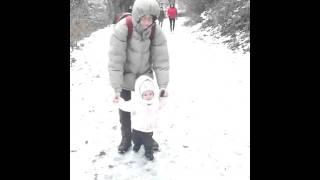 Snow Walking in Freiburg