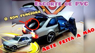 Ford Escort de PVC-Miniatura #JartesPVC #artesanato