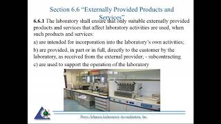 ISO/IEC 17025:2017 Section 6.6 Externally Provided Products and Services