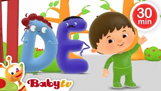 Charlie poznaje litery od A do F 😀  | Charlie & angielski alfabet | Bajki dla dzieci @BabyTVPL