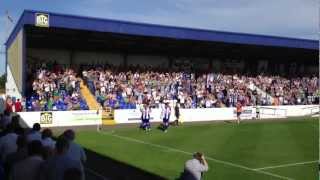 IAIN HOWARD scores goal no 4 , chester fc v guiseley fc , sept 2012