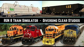 Run 8 Train Simulator | A new Run 8 enhancement/mod BUFFET! | #run8