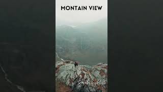 This mountain view give you goosebumps. #trending #shorts #short #viral #travel #youtube #mountains.