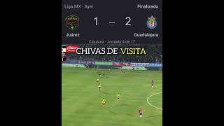 Chivas vuelve a GANAR de VISITANTE #chivas #clausura2023 #ligamx #juárezfc #bravosdejuárez #bravos