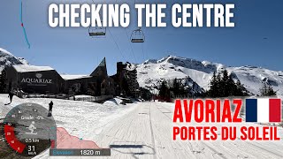 [4K] Skiing Avoriaz, Checking The Centre From Les Lindarets, Portes du Soleil France, GoPro HERO11