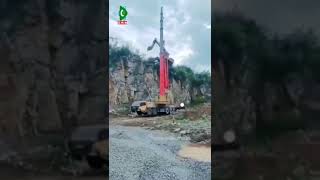 Crane Accident , Big Crane Fall , smashed . #Crane #Fall #accident