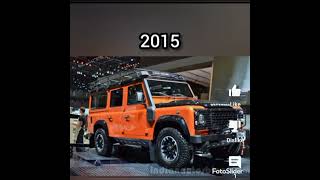 Evolution of Landrover Defender (2005~2023)#shorts