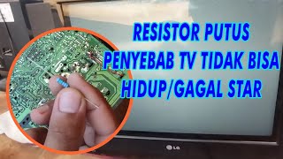 SERVIS TV LG SLIM TIDAK BISA STAR ATAU GAGAL STAR