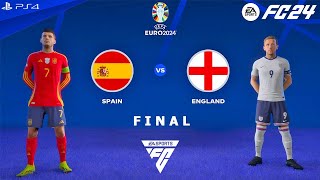 Spain v England Live FC24 Euro Cup 2024