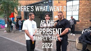 Here's what went down at the Represent Sample Sale 2022 London