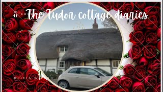 English cottage greets dawn Hedges, boarders , plants and a Panto,  cottage life