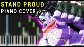 Stand Proud Piano Easy (Jojo Stardust Crusaders)