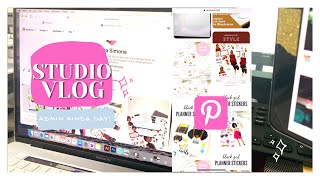 STUDIO VLOG | IT'S AN ADMIN KINDA DAY | TAWANA SIMONE✿