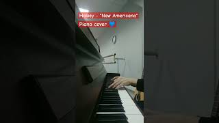 "New Americana" Piano Cover❤ #music #halsey #piano #cover #trend #op #youtube #shorts #short