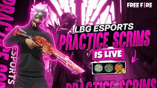 Free Fire ESports Practice Matches Live  - Unlimited Custom Rooms Live - Free Fire Live Telugu ||