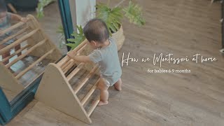 Montessori Activities for babies 6-9 month olds | DIY baby toys