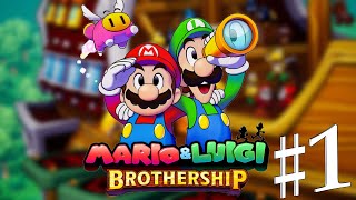 Mario & Luigi Brothership: Full Game Walkthrough Part 1 (Shipshape Island Rumbla Island)