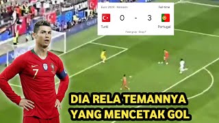 Seharusnya Bisa Jadi Gol Namun Ronaldo LEBIH MEMILIH MENGOPER KE TEMANNYA