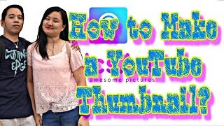 How to Make a YouTube Thumbnail Tutorial - Quick and Easy | Rafh & Jhe Channel