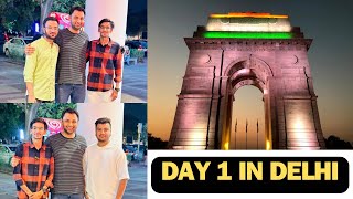 EXPLORING DELHI DAY 1 || DELHI CANNAUGHT PLACE || DELHI INDIA GATE || NAWABI VLOGS || JANPATH MARKET