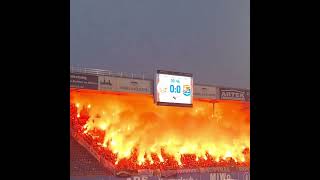 Hansa Rostock gegen Unterhaching #3liga #rostock #hansarostock #fußball #footballfans #torch #ultras