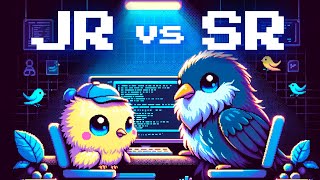 Junior vs Senior Developers (explained using birds)