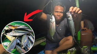 1 DAY FISHING of Bigeye Scad Fish in the Sea 🎣🐟😇