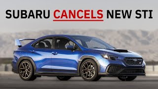 Subaru Cancels The Next Generation WRX STI