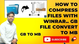 How to Computer Files with-WinRAR Convert to MB