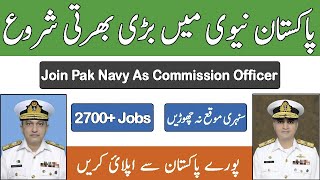 Latest Jobs in Pakistan Navy How to Apply, Online Registration Navy Jobs 2024 SSC Batch Males & F