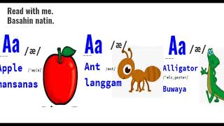 Unang Pagbasa Aralin ang Letrang A (English A) Low beginner