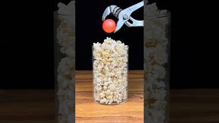 Can 1000°C hot ball make popcorns ? #satisfying #asmr #science #popcorn