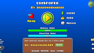 meme level? chispoper by Shadowshardss | geometry dash