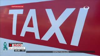 Taxista se protege en pandemia