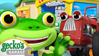 Earth Day: Farming Fix-up | Max the Monster Truck  | Gecko's Garage | Animal Cartoons