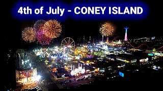 2024 4th of July Fireworks! | Coney Island, Brooklyn New York, USA