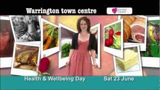 Warrington market health and wellbeing day