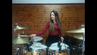 DEEP PURPLE - FIREBALL - DRUM COVER by CHIARA COTUGNO