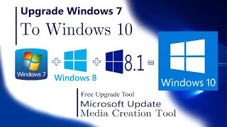 Upgrade Windows 7 To Windows 10 Free || Windows Upgrade Free Tools || Full Step By Step