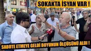 Bi Bitmediniz! Röportajı saboteye geldi boyunun ölçüsünü aldı! Erdoğan'ın açıklaması isyan ettirdi !