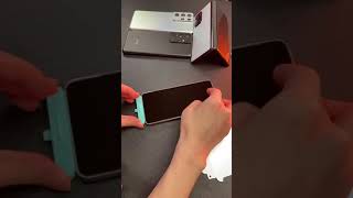 Samsung Galaxy S21 Glass Installation | Galaxy S21 #shorts