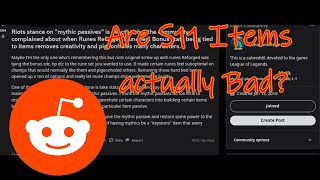 Are Season 11 Items Stifling Creativity and Hurting more Champions?