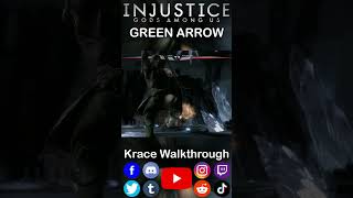 Green Arrow Super Move Injustice  #gaming #walkthrough #masterpiece #shorts #fyp #injustice