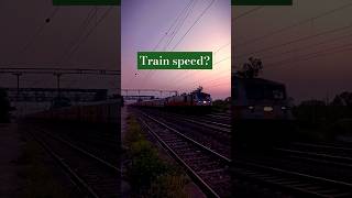 Train speed ? 🚂   Indian railway