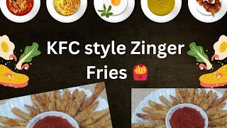 Potato  Zinger French Fries Recipe/Crispy KFC French Fries Recipe/Easy to Make Crispy Fries