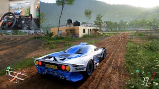 Driving McLaren F1 with logitechg29 | Forza horizon 5