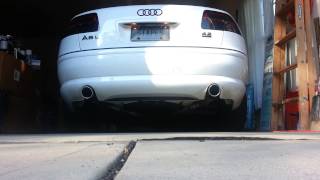 Audi A8 Straight Pipes Cold Start