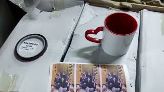 How to cup with photos print। CUP WITH PHOTOS PRINT। how to print magic mug।।